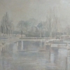 Hafen, 2010, Öl u. Eitempera auf Lw., 120x160cm