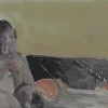 Attendre, 2004, Öl/Lw., 21x30cm