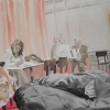 Cafe Leopold, 2005, Öl/Lw., 60x80cm
