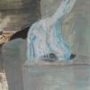 Blaues Fauteuil, 2003, Öl/Lw.,80x60cm