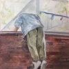 Flucht, 19x17cm, 2021