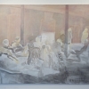 Die Menschen, der Raum, die Stunden, 120x160cm, Öl und Tempera auf Leinwand, 2018