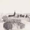 Reiseskizze, 2022, 17x19cm