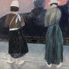 2 Frauen und 2 Hüte, 2024, 19x17cm